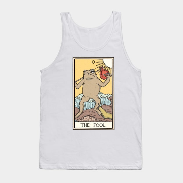 The Fool Toad Tarot Tank Top by Jewelia